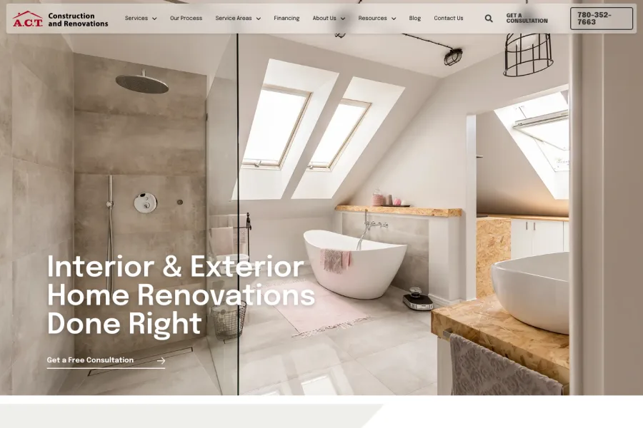 A.C.T. Construction and Renovations